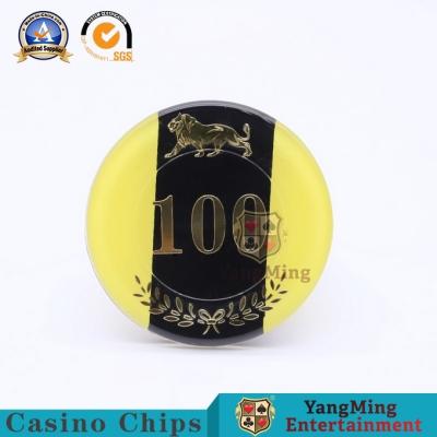 Chine les puces en nylon de 13.56Mhz RFID ont adapté les puces aux besoins du client imprimables du casino RFID de NFC de jetons de poker de laser d'ABS réglées à vendre