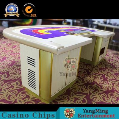 China Macau Baccarat Gambling Poker Table / Fashion Dedicated RFID Poker Table for sale