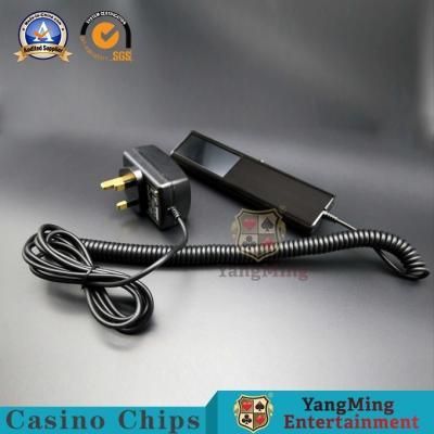 China Casino Chip Counterfeit Money Detector Machine / Gambling UV Light Poker Chips Scanner for sale