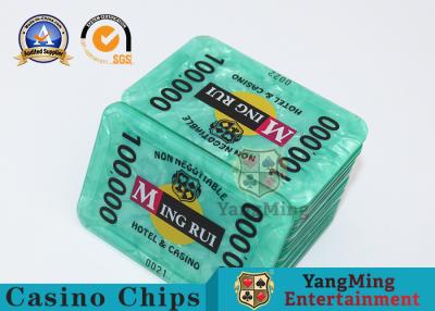 中国 ラスベガスRFIDのポーカー用のチップは賭ける競争のための粘土のカジノのステッカーの保証数を置いた 販売のため