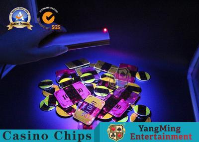 China Gold Money Security UV Lamp Checker RFID Poker Chips Purple Security Core Light for sale