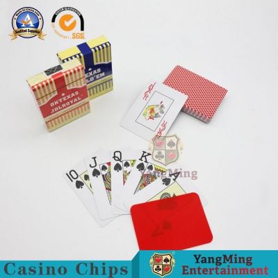 China International Standard Casino Playing Cards 57x87 / 63x88mm Water Resistant for sale