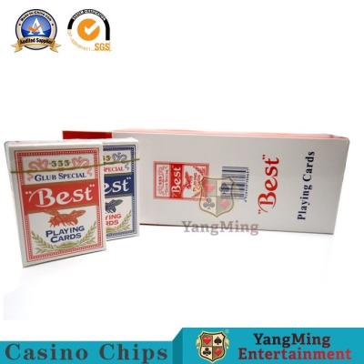 China Blue Core Paper Playing Cards For Poker Club Panton Printing SGS Certficate for sale