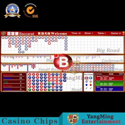 China International Baccarat Gambling Systems / Competition Tiger Casino Table Result System Casino Software With Display for sale
