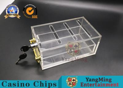 China Acrylic Factory Full Transparent 8 Decks Cards Carrier Casino Game Accessories Dealers Card Holder Playing Cards for sale
