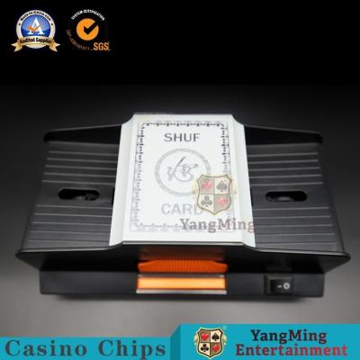 China Dedicated 2 Deck Battery Power Playing Cards Shuffler For Casino VIP Club for sale