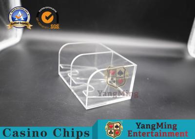 China Plastic Thickness Playing Cards Holder / Luxury Vip Club Personalized Two Deck for sale