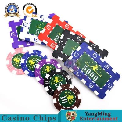 China 760 Pcs American ABS Clay Poker Fancy Chip Set Texas Holde’M Game Iron Core Anti-Counterfeiting Chip Set for sale