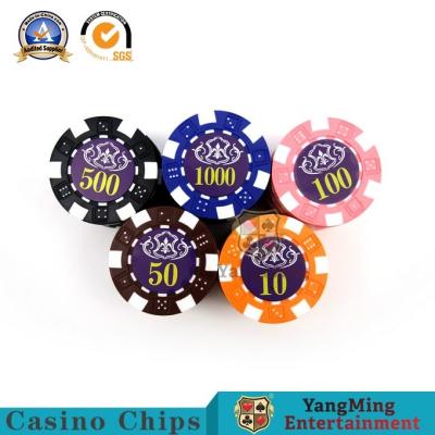 China 760 Pcs Texas Hold 'Em Game Core Anti-Counterfeit Chip Currency American ABS Clay Poker Fancy Chip Set Factory Set Spot for sale