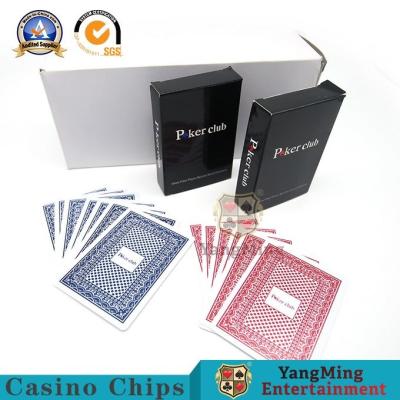 China 140g Plastic Playing Cards For Texas Club Character Flower Printing for sale