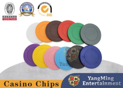 China 12g ABS Plastic Multicolor Monogrammed Poker Chips for sale