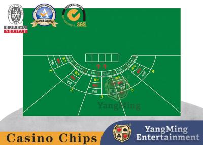 Китай Ткань таблицы блэкджека клуба покера Техаса круга полумесяца продается
