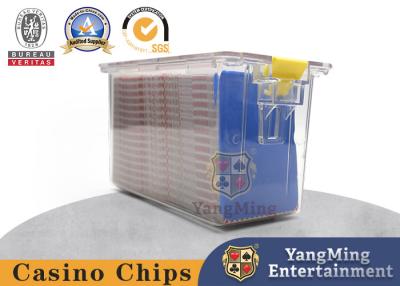 China 8 Decks Casino Waterproof Transparent Poker Cards Holder Box With Seal for sale