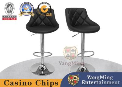 China Lifting Stainless Steel Chassis Leather Hotel Custom Casino Gaming Chairs for sale