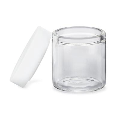 China 6ml Glass Concentrate Container 6ml Glass Containers Drip Silicone Lid for sale