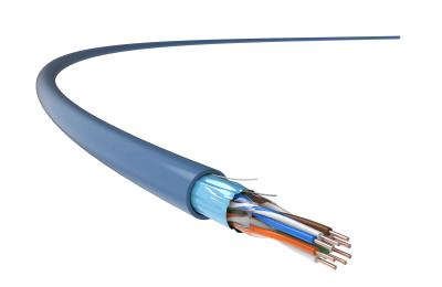 China Chaqueta de PVC de cobre desnuda del cable 24AWG de LAN Cable FTP Cat5e interior en venta
