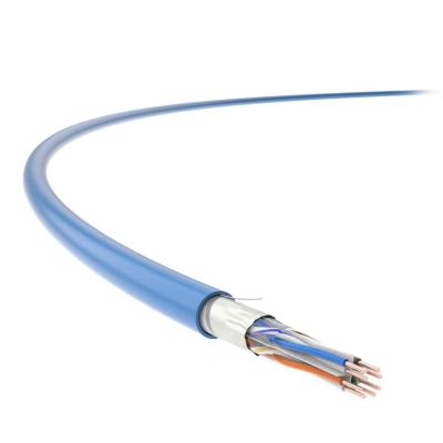China Network Cable UTP Cat 6A Cable Non-Continuous Aluminum Foil 24AWG BC PVC Jacket for sale