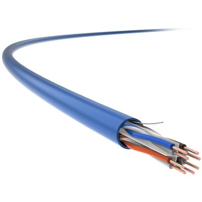 China Cabo de UTP Cat6, cabo da rede Cat6, 24AWG cobre desencapado, 0.53mm, revestimento de PVC à venda