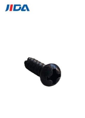 China Black Zinc Pan Head Hex Self Tapping Machine Screw ST4x12 for sale