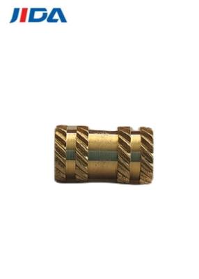 China ODM Thumb Twill Knurled Brass Threaded Insert Nut M4 X 10mm for sale