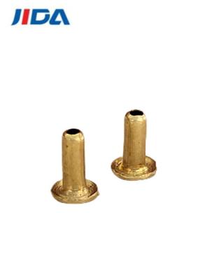 China H62 Crimped Tubular Hollow Brass Blind Pop Rivets Customized for sale