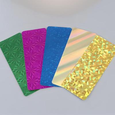 China Waterproof Resistance Holographic Paper Roll Customized Printing Tear Resistant for sale