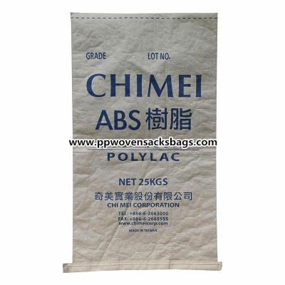 Chine Sacs tissés réutilisés de polypropylène stratifiés par sacs en papier de Multiwall de papier d'emballage pour la résine d'ABS à vendre