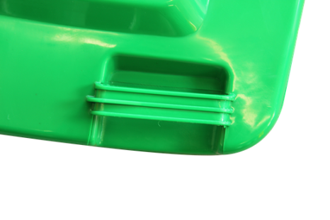 virgin material 100 litre eco-friendly plastic hdpe garbage bin