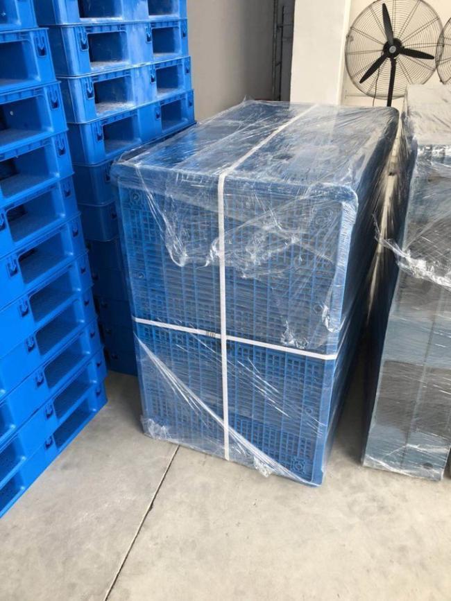 single face 9 feet 18 feet light weight plastic pallet for flat logistic transfer