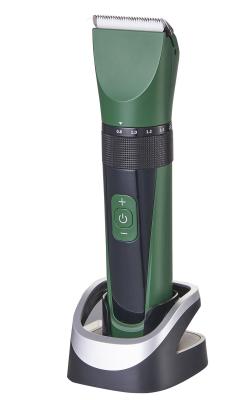 China Washable cordless pet trimmer dog clipper 5 speed control LCD display for sale