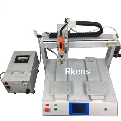 China Desktop Auto Screw Feeding Screw Driving Robot With Two Platforms for sale