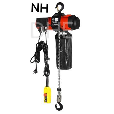 China 500KG Electric Chain Hoist  4v Low Voltage Safe And Reliable With Small Button Switch for sale