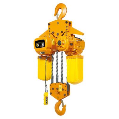 China Work Environment Heavy Duty Chain Hoist  Hook Type 25T With High Heat Dissipation Rate for sale