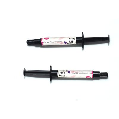 China Light Curing Discoloration 1.2g Pit And Fissure Sealant Pink Color For Decay Teeth for sale