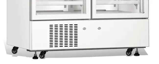 Large Capacity 656L Side by Side Door Vertical Stand Medical Pharmacy Vaccine Refrigerator 2-8 Degrees