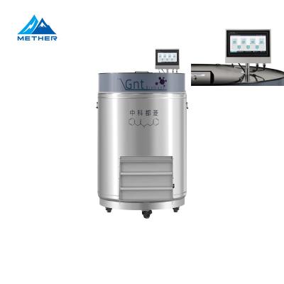 China 460L High Quality Liquid Nitrogen Container With Wide Mouth And Fan Shaped Storage Rooms for sale