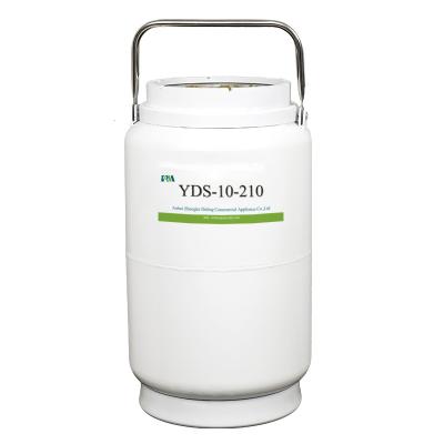 중국 하얀 액화질소 극저온 저장 탱크, 유동적 질소 컨테이너 2 리터 판매용