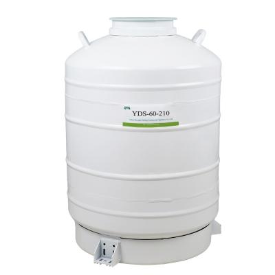 China White Color YDS-35-210 Liquid Nitrogen Cryogenic Tank 100L for sale