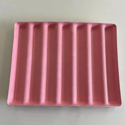 China Caña de azúcar reciclada ligera moldeada para reducir la caja moldeada de empaquetado de la pulpa a pulpa en venta