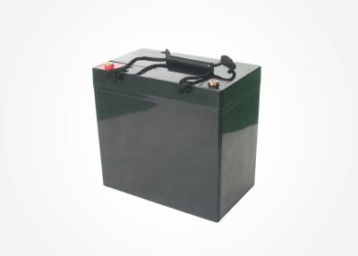 China Renewable Energy System AGM Gel Battery 12V55AH ABS Container Materials for sale