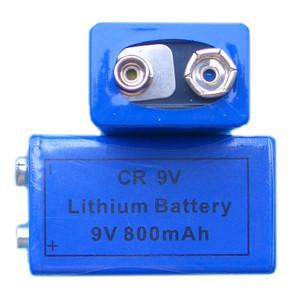 China CR9V 800mAh LiMnO2 Lithium Battery Power Type 400mA Max Pulse Current for sale