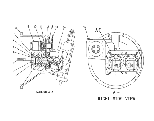 1262146 PUMP GP-MAIN HYDRAULIC Parts scheme
