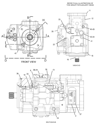 2928768 PUMP GP-PISTON Parts scheme