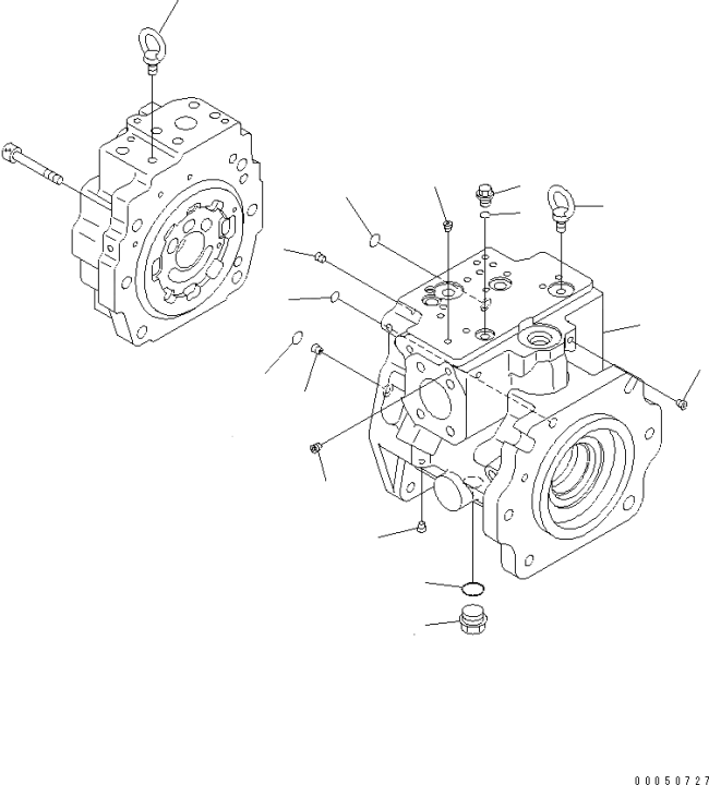 KOMATSU 708-1L-04230 Parts CASE ASS'Y,FRONT