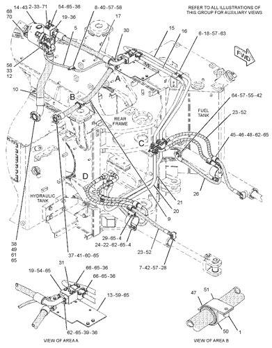 3453943 LINES GP-STEERING Parts scheme
