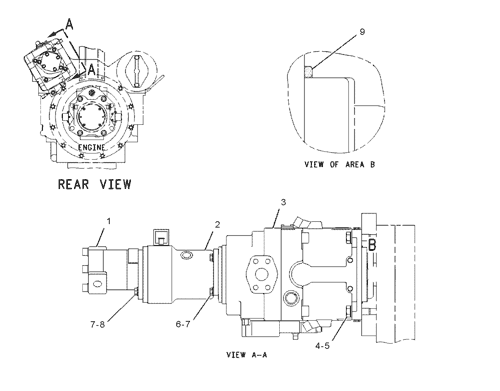 1516647 PUMP & MTG GP-HYDRAULIC Parts scheme