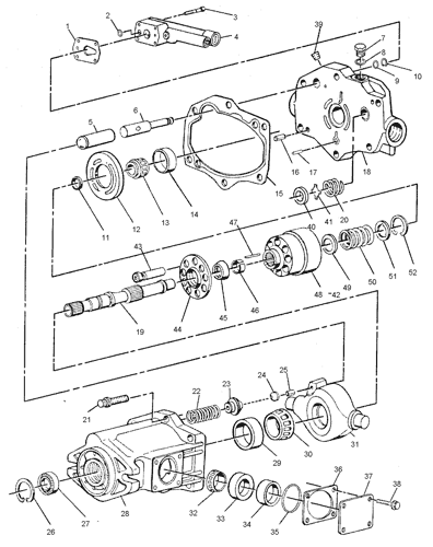 9T6857 PUMP GP-PISTON Parts scheme