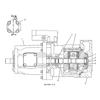 1200140 Parts scheme PUMP GP-PISTON