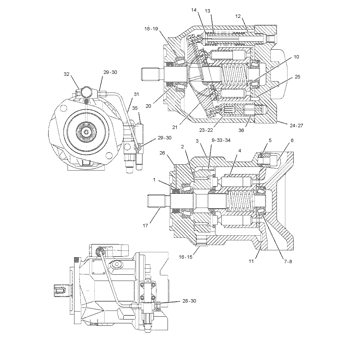 1809588 Parts scheme PUMP GP-PISTON
