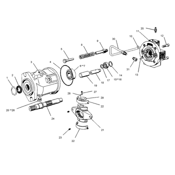 1003259 Parts scheme PUMP GP-PISTON